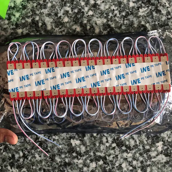 Led module 3 mắt đỏ 1.2w